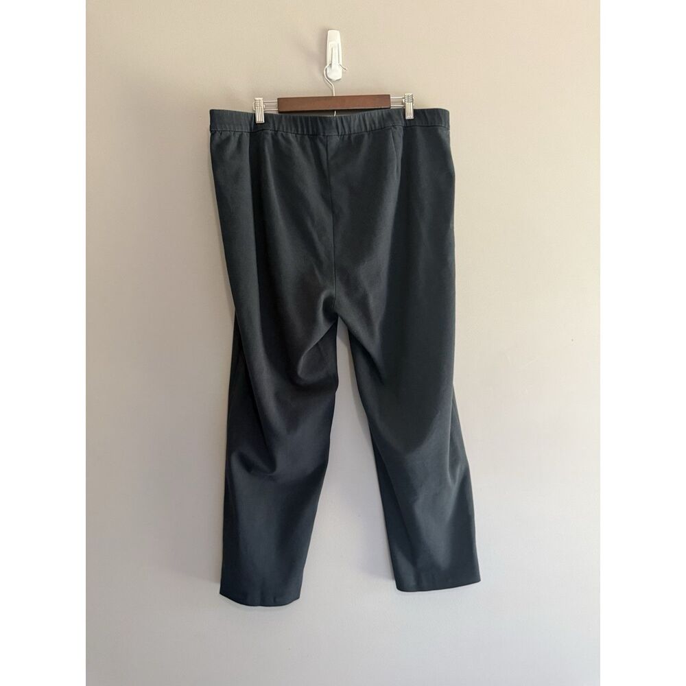 J Jill Pull On Knit Pants Elastic Waist Black Straight Casual Office Comfort 20 - Picture 5 of 16